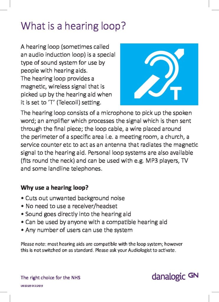 How a hearing loop work