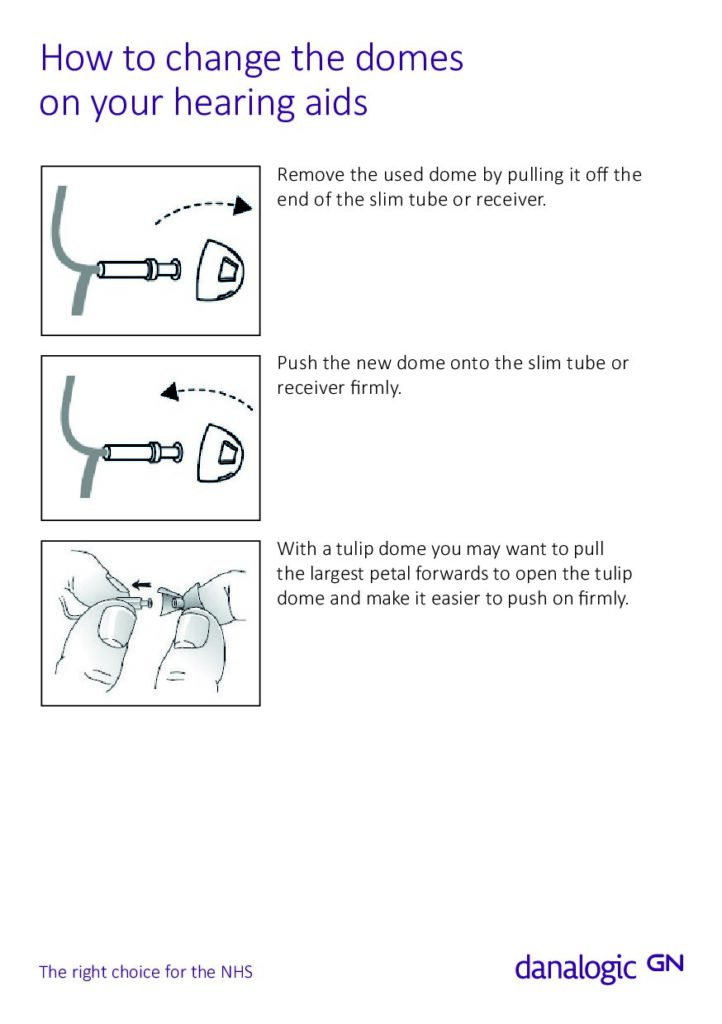 How to change the domes on your hearing aids