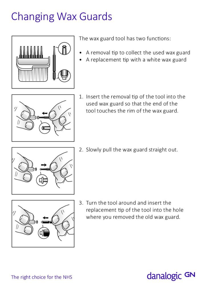 How to change wax guards on receiver in the ear hearing aids
