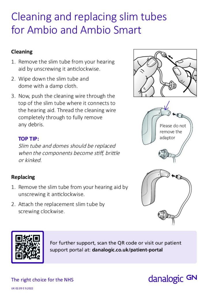 How to clean and replace your Ambio Smart hearing aid slim tubes