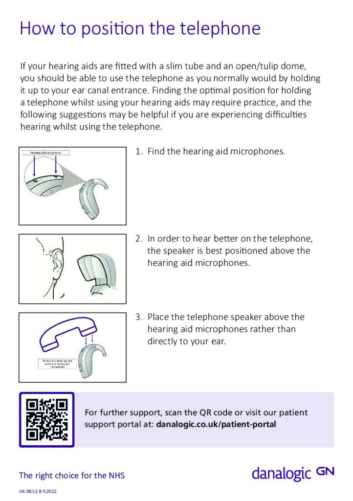 How to use the telephone with your hearing aids