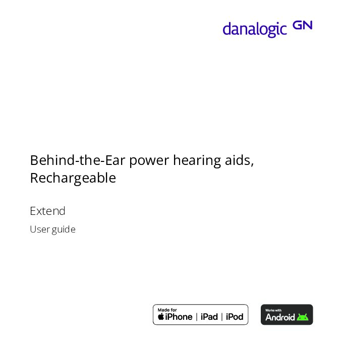 Information on how to use your rechargeable power hearing aid