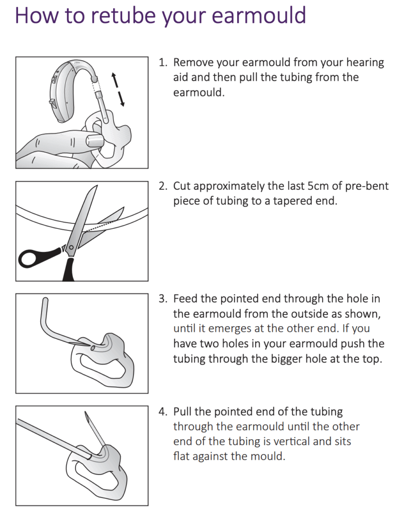 How to retube your earmould – Extend