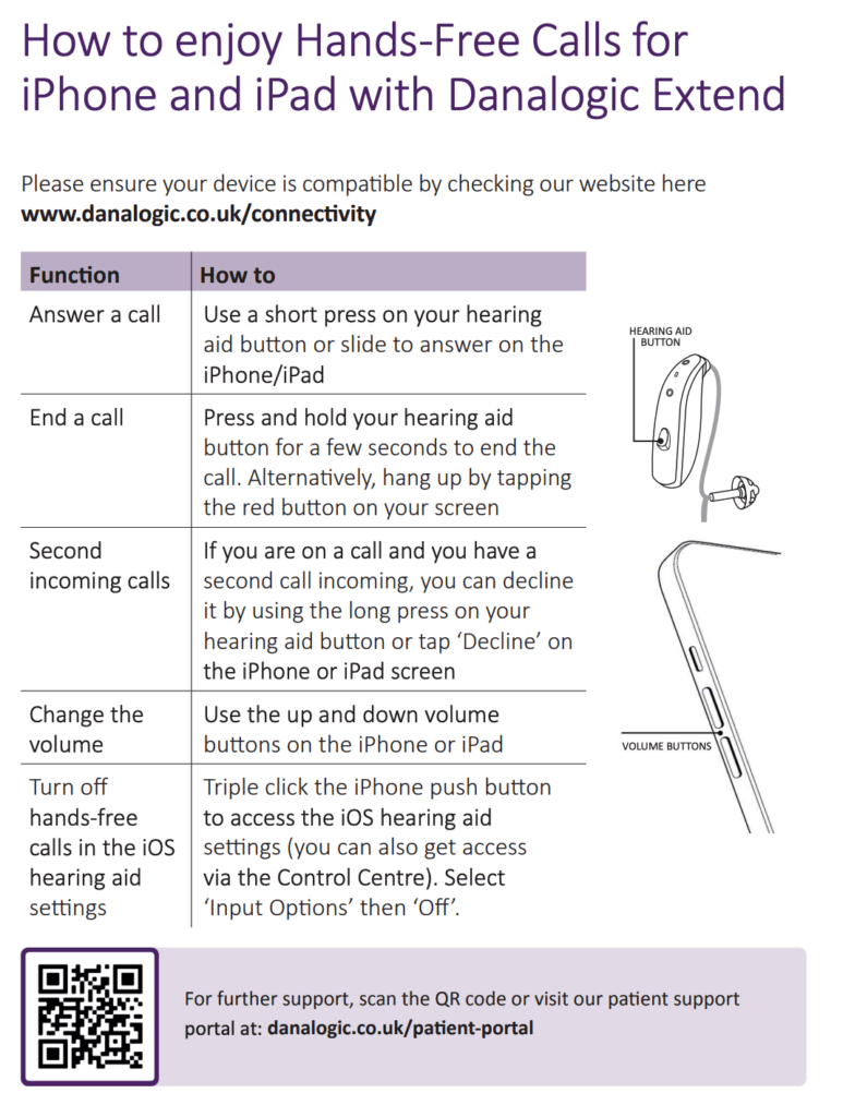 How to use hands free calling – Extend