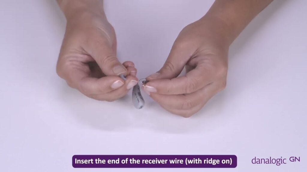 how to change the dome on your Danalogic RIE hearing aids