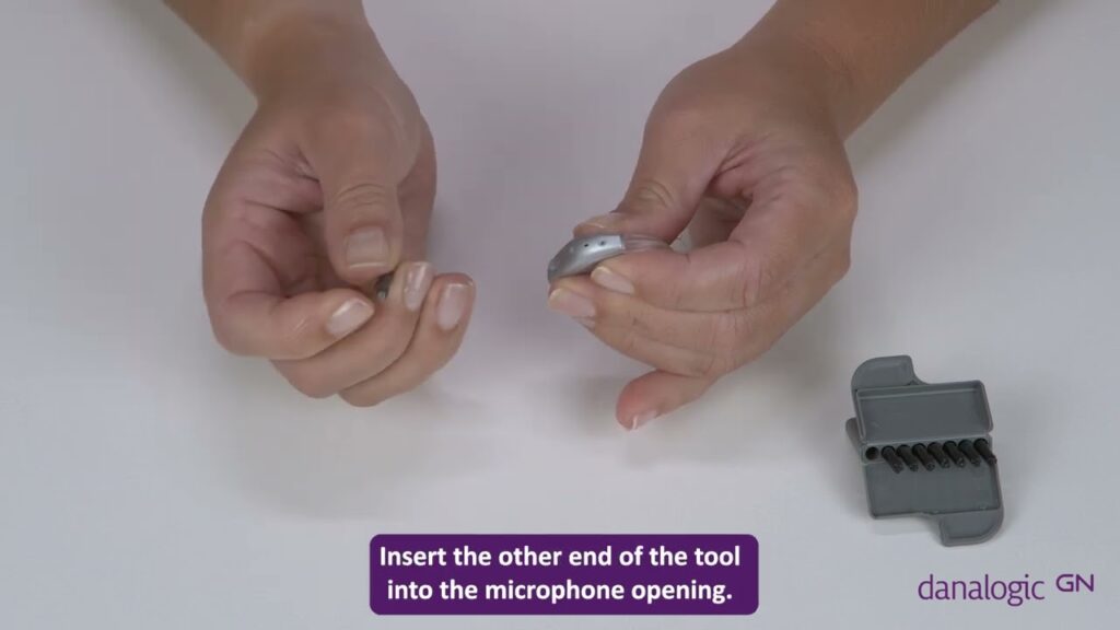 How to change the microphone filter on your danalogic Extend hearing aid