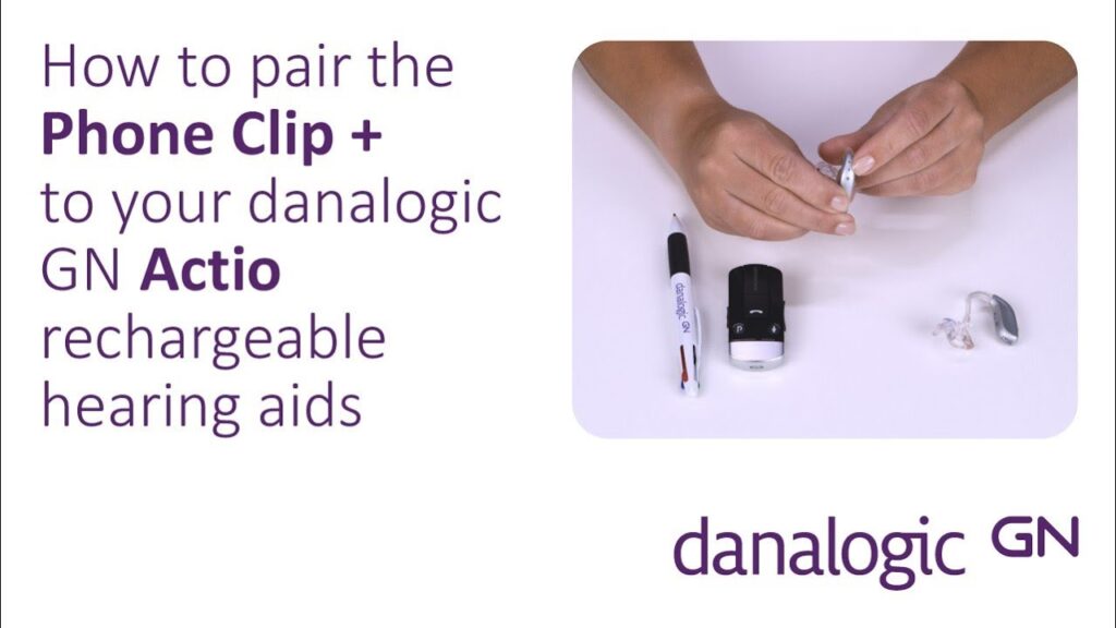How to pair the Phone Clip + to your danalogic rechargeable hearing aids