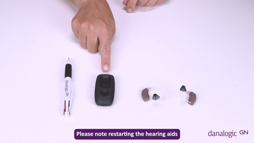 How to pair the Remote Control to danalogic Ambio and Ambio Smart hearing aids