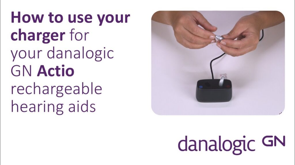how to use your charger for your Danalogic rechargeable hearing aids