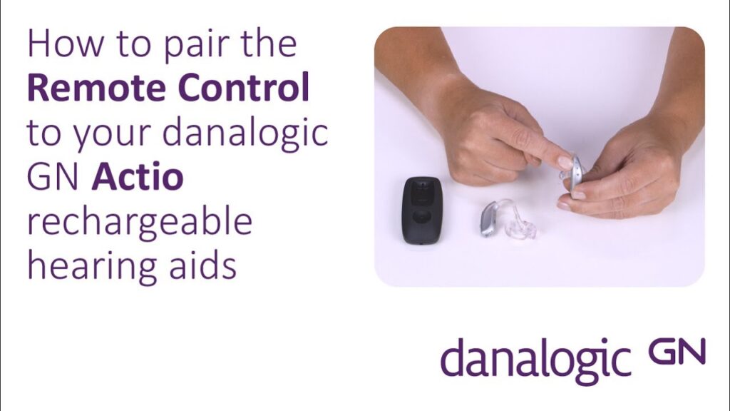 How to pair your Remote Control to your danalogic rechargeable hearing aids